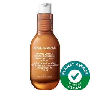 JOSIE MARAN Argan Sun Milk Mineral Sunscreen SPF 33 - Tan